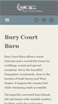 Mobile Screenshot of burycourtbarn.com